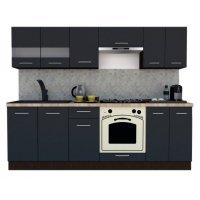 Bucatarie MARINA NEW 240 2B Wenge / Decor 0164